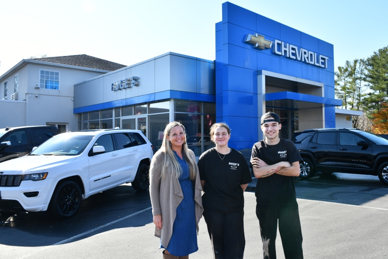 Ruge's Chevrolet's Joanne Holmes, Scarlett Stoner and Noah Scott