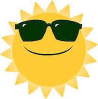 [PIC] Image of Sun Wearing Sunglasses